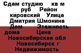 Сдам студию 24 кв.м. 12000 руб  › Район ­ кировский › Улица ­ Дмитрия Шмонина › Дом ­ 2 › Этажность дома ­ 10 › Цена ­ 12 000 - Новосибирская обл., Новосибирск г. Недвижимость » Квартиры аренда   . Новосибирская обл.,Новосибирск г.